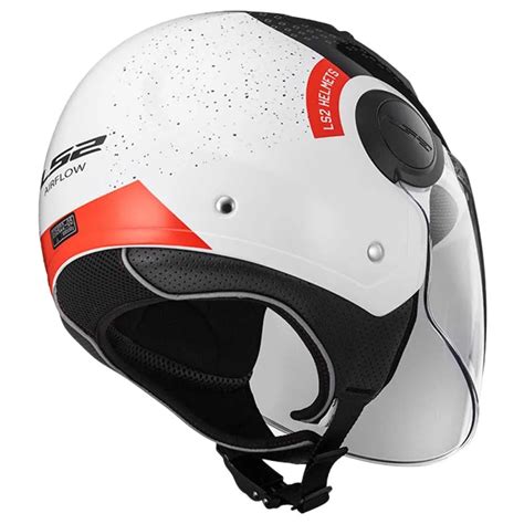 LS2 OF562 Airflow Condor Open Face Helmet White | Motardinn