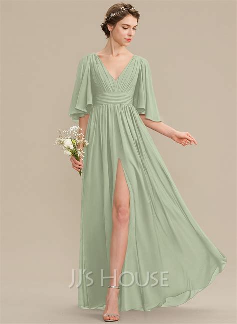 Floor Length Chiffon Bridesmaid Dresses Long Bridesmaid Dress Floor