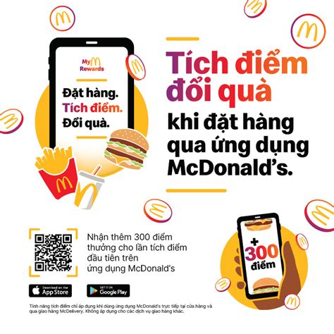 Tích điểm trên mọi đơn hàng đổi quà cực chất McDonald s Vietnam