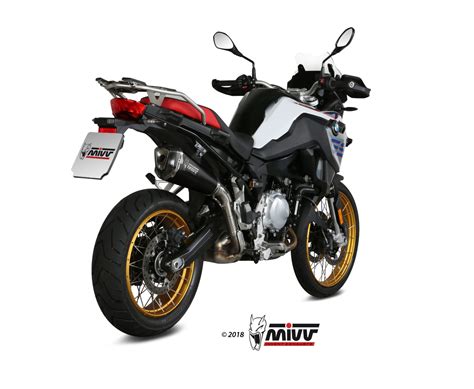 Pot déchappement BMW F 850 GS Mivv Delta Race Inox noir B 033 LDRB Mivv