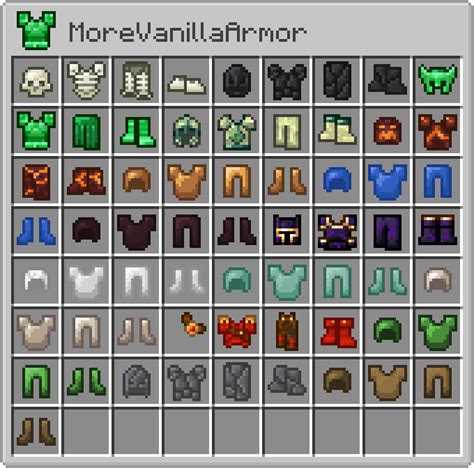 MoreVanillaArmor - Minecraft Mod