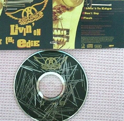 Aerosmith Livin On The Edge Cd Single Rare Unreleased Dont Stop