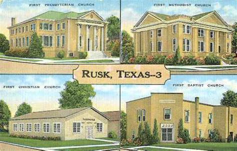 Rusk Texas travel, attractions, area towns, hotels, history