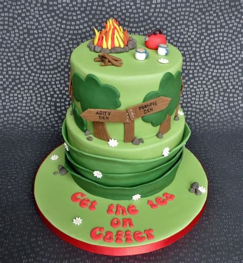 campfire birthday cake campfire cake cake birthday cake