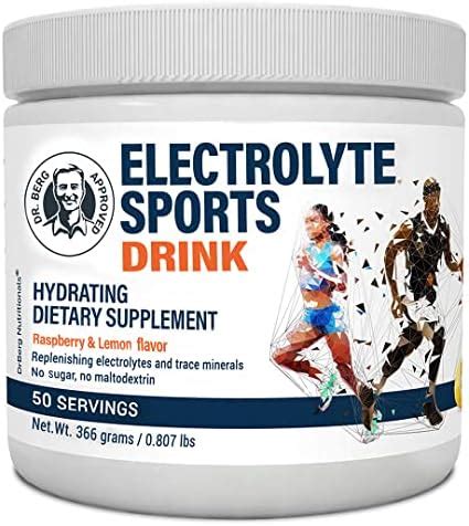 Dr Berg S Electrolyte Sports Drink Sugar Free Electrolyte Powder