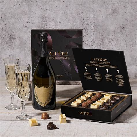 Champagne Truffle Gift Set – Champagne gift baskets