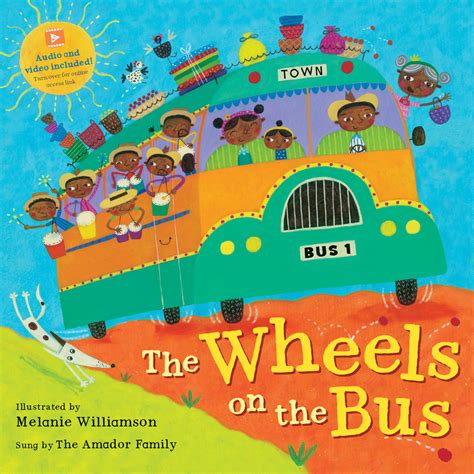 The Wheels on the Bus | Ages 3-7 years | Large Board Book | Barefoot Books