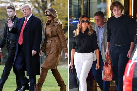 Barron Trump 16 Cruelly Trolled Over His 6ft 7in Height By Social