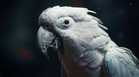 Premium Photo | A close up of a parrot's beak