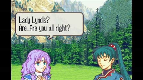 Fire Emblem Blazing Sword Lyn And Florina Support Youtube