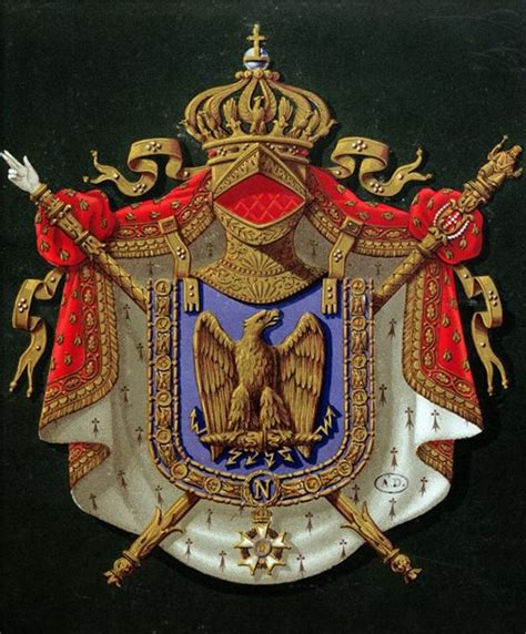 Coat Of Arms Of Napoleon Brasão Brasão De Armas Napoleão