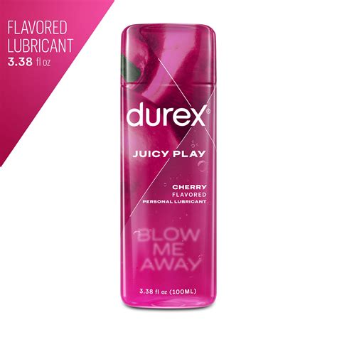 Durex Cherry Flavored Water Based Lube Personal Lubricant For Oral Sex