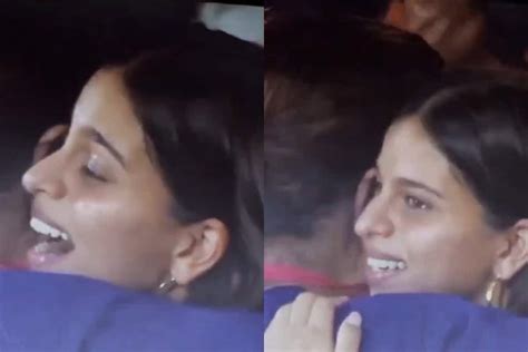 Watch Emotional Suhana Khan Hugs Shah Rukh Khan After Kkr Wins Ipl