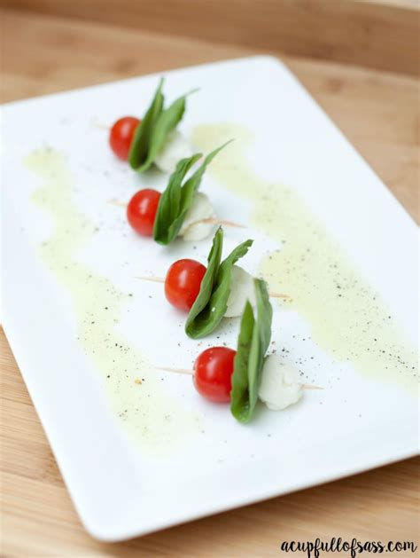 Mini Caprese Salad Bites - A Cup Full of Sass