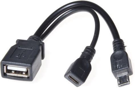 PremiumCord redukcia OTG micro USB na USB M F káblová 0 15m