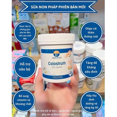 Sữa Non Pháp Fenioux Colostrum 200 Viên Vn