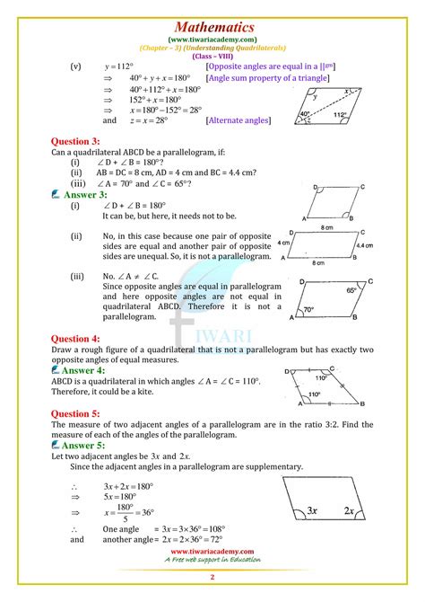 Ncert Solutions For Class 8 Maths Chapter 3 In Pdf For 2022 23