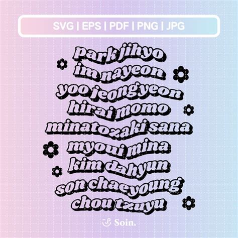 Bts Svg Eps Pdf Png Bts Member Lightstick Decal Vector Etsy