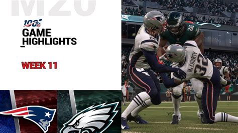 Patriots Vs Eagles Week 11 Highlights M20 YouTube