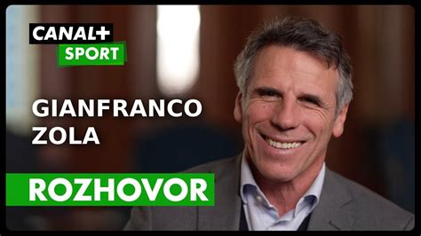 Gianfranco Zola INTERVIEW CANAL Sport YouTube