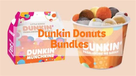 Dunkin Donuts Munchkins Menu Price Philippines 2024 Dunkin Donuts Menu