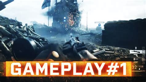 Battlefield 1 Multiplayer Gameplay Erstes Echtes Gameplay YouTube