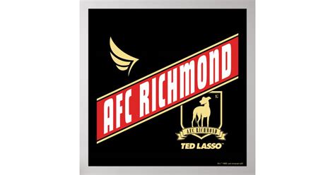 Ted Lasso Afc Richmond Athletic Banner Poster Zazzle