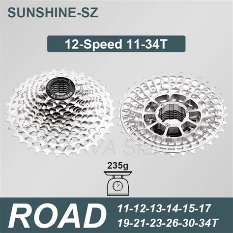 Ltwoo Sunshine Ultralight 12 Speed Cassette Road Bike 11t 28t 32t 34t 12s Flywheel 12s Freewheel