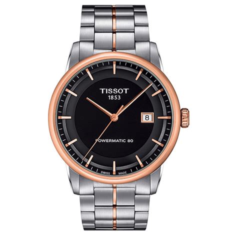 Tissot Luxury Powermatic 80 T Classic Rose Gold Pvd Auto Watch