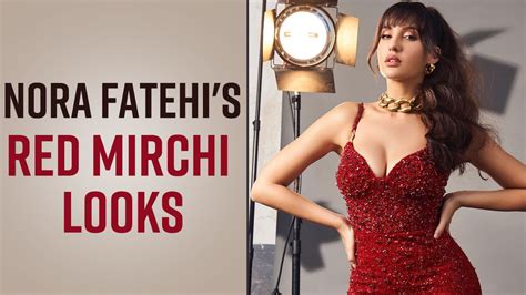 Nora Fatehi Raises Heat In Spicy Glittery Red Dress Watch Her Moves In This Video