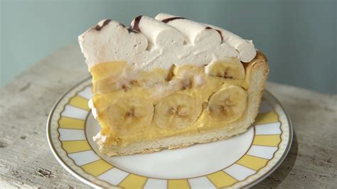 【harbs バナナクリームパイ】作ってみました。サイズそのまま8号24cm 10~12人分 Banana Cream Pie Youtube