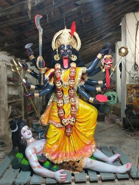 Goddess Kali Standing On Lord Shiva Stock Images Goddess Kali Images