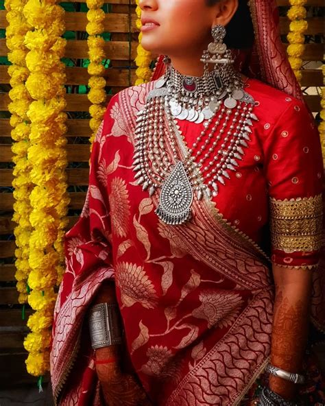 5 Brides Who Wore The Prettiest Silver Jewellery Wedmegood