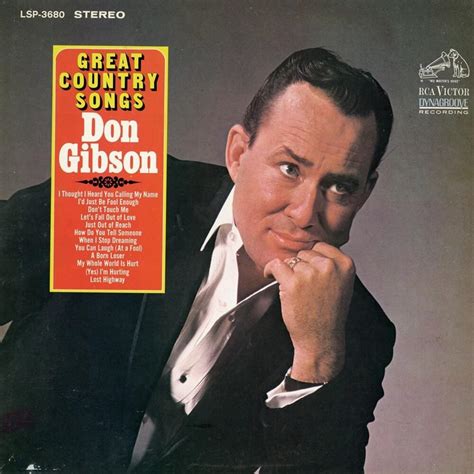 Don Gibson - Great Country Songs Lyrics and Tracklist | Genius