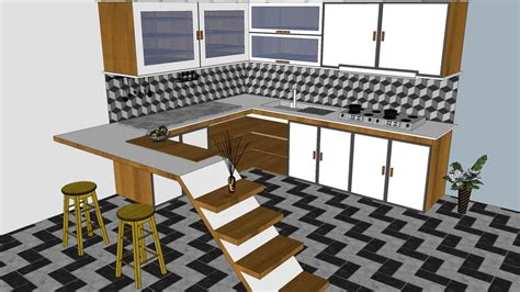 Design Interior Dapur Bersih 3d Warehouse