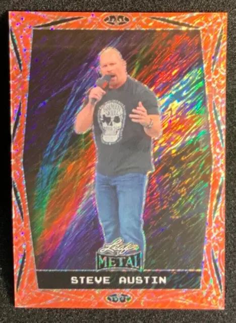 STONE COLD STEVE AUSTIN 2024 Leaf Metal Wrestling Legends WWE WWF SP 6