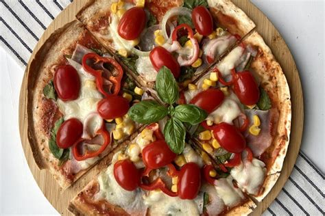 Ekspresowa FIT Pizza Na Tortilli Carpatree Food Vegetable Pizza