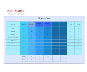 Grid Matrix Templates Edrawmax Free Editable