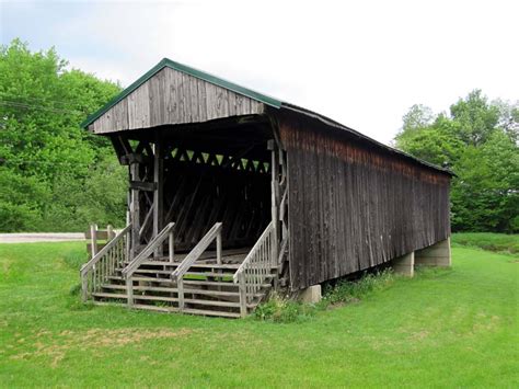 Graham Road Covered Bridge In Ashtabula County Ohio