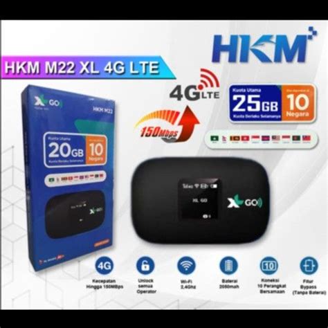 Hkm M Xl Mifi Modem Wifi G All Operator Unlock Free Kuota Bypass