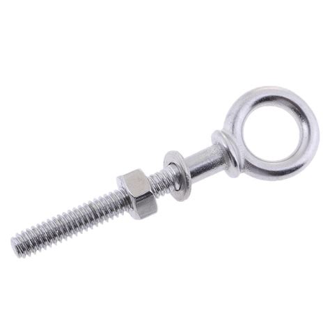 Marine Grade 304 Stainless Steel Threaded Lifting Eye Bolt Ring Tie Down M4