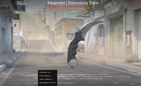 Karambit Damascus Steel Factory New CS2 CSGO Video Gaming Gaming