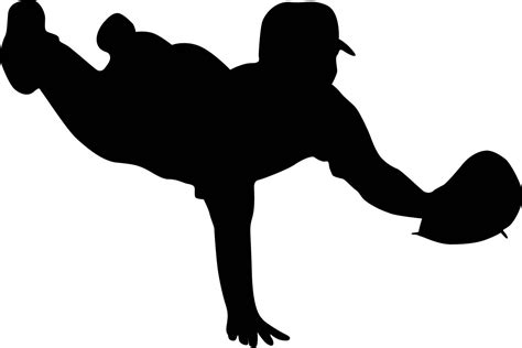 Baseball Silhouette Images At Getdrawings Free Download