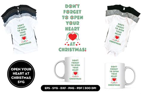 Open Your Heart At Christmas Svg By Thai Thanh Hieu Thehungryjpeg