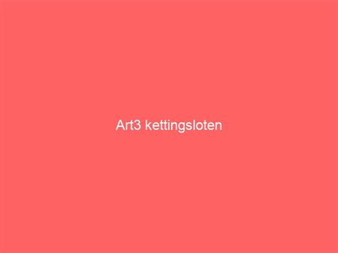 Art3 Kettingsloten Goedgeschenk Nl Cadeau Geschenken Site