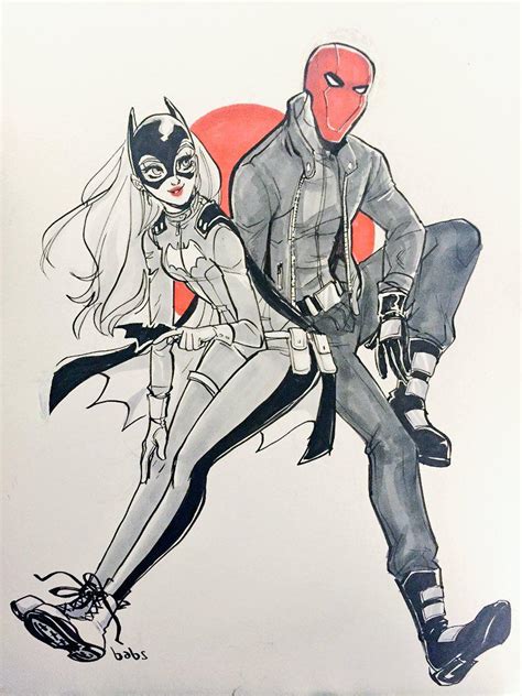 Batgirl And Nightwing Drawing