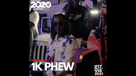 1k Phew Will Be Performing Gods House Of Hip Hop 20 20 Summer Fest