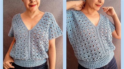 Blusa Para Mujer A Crochet Online Dcag