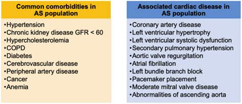 Aortic Stenosis Hemodynamic Management Comorbidities And Treatment