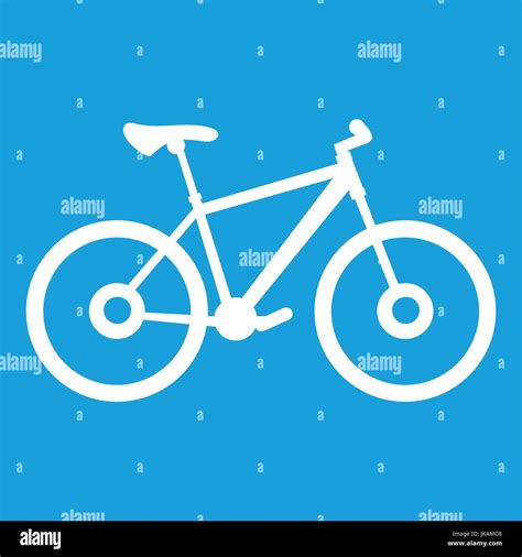 Bike Icon White Stock Vector Image And Art Alamy